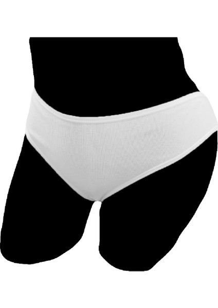 Kadın Pamuklu Penyesi Ribana Bikini Normal Bel Slip Klasik Biyli Külot 2'li modelleri