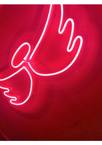Melek Kanadı Angel Neon Şekiller Işaret Neon LED Dekoratif Duvar Aydınlatması Neon Duvar Yazısı