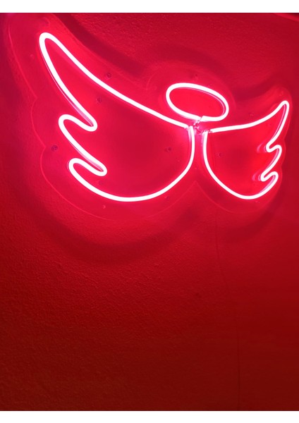 Melek Kanadı Angel Neon Şekiller Işaret Neon LED Dekoratif Duvar Aydınlatması Neon Duvar Yazısı