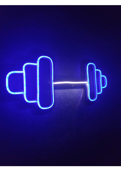 Dumbell Neon Tabela Fitness Neon LED Dekoratif Duvar Aydınlatması Spor Neon Duvar Dekorasyonu modelleri