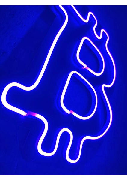 Dumbell Neon Tabela Fitness Neon LED Dekoratif Duvar Aydınlatması Spor Neon Duvar Dekorasyonu