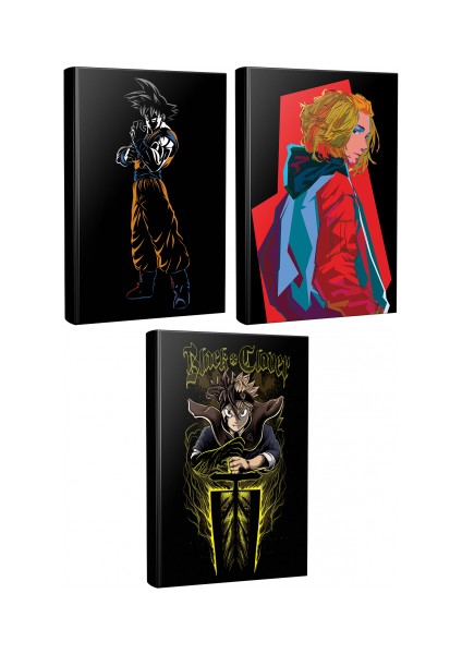 3 Defter Black Clover - Tokyo Revengers - Goku
