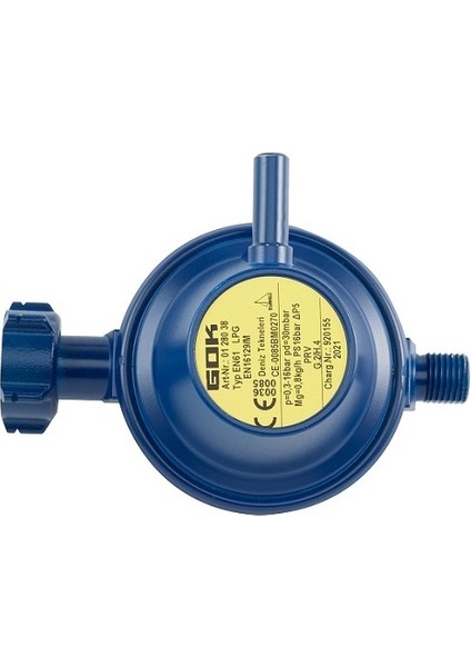 Gok Tüp/lpg Gaz Dedantör/regülatör - Düz Çıkışlı