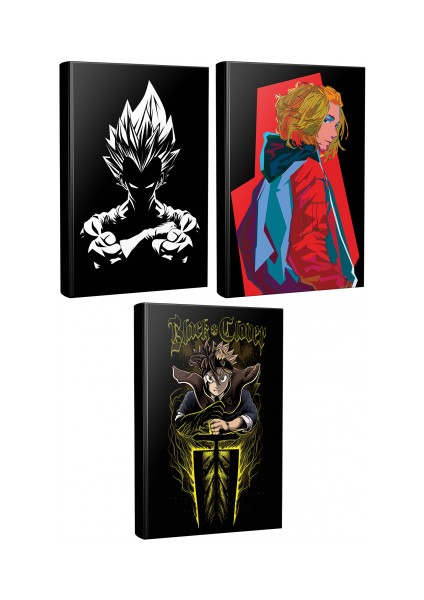 3 Defter Black Clover - Tokyo Revengers - Dragon ball