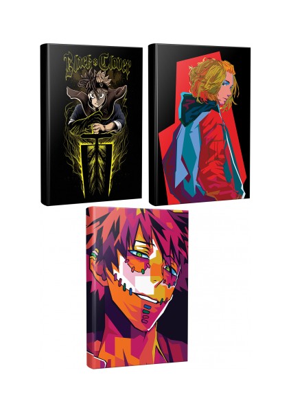 3 Defter Black Clover - Tokyo Revengers - Surabaya