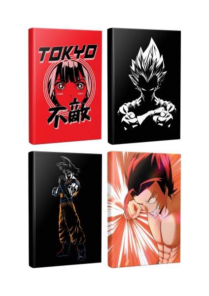4 Defter Fearless-Dragon Ball-Punch-Goku