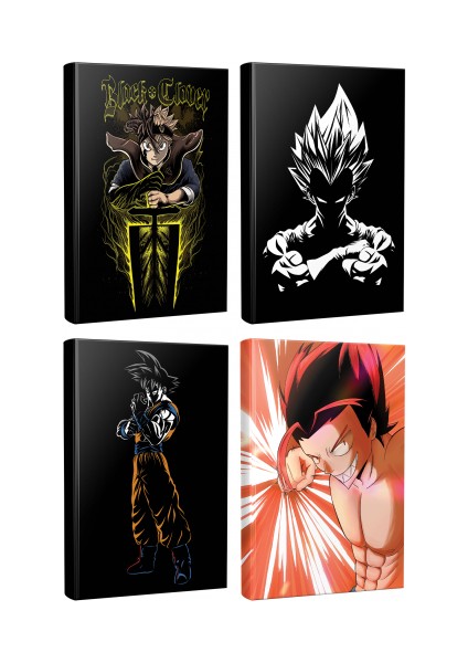 4 Defter Black Clover-Dragon Ball-Punch-Goku