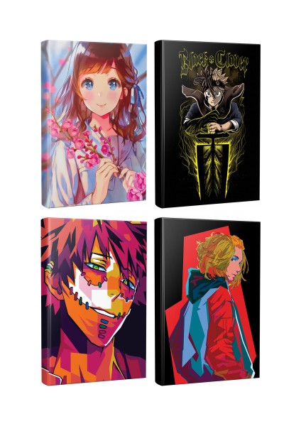 4 Defter Black Clover-Cherry blossom-Surabaya-Tokyo Revengers