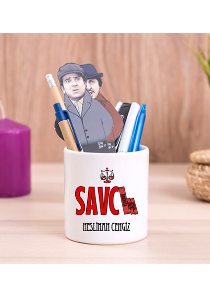 Kişiye Özel Savcı Seramik Kalemlik