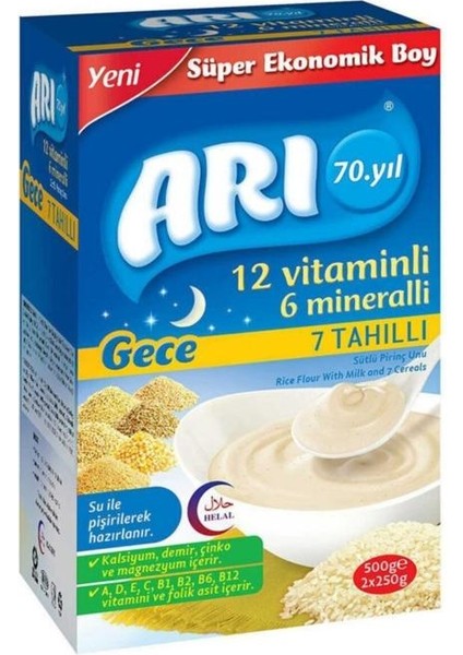 Avantaj Paketi 4 Adet *500 gr 12 Vitaminli 6 Mineralli Pirinç Unu