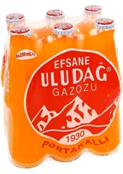 Gazoz Efsane Portakallı 6X250 ml