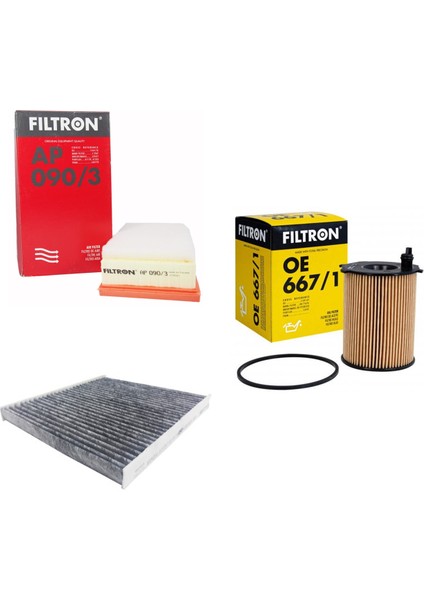 Peugeot 407 1.6 Hdi Filtre Bakım Seti (2006-2011)