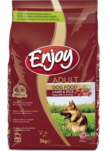 Kuzulu & Pirinçli Yetişkin Köpek Maması 3 kg