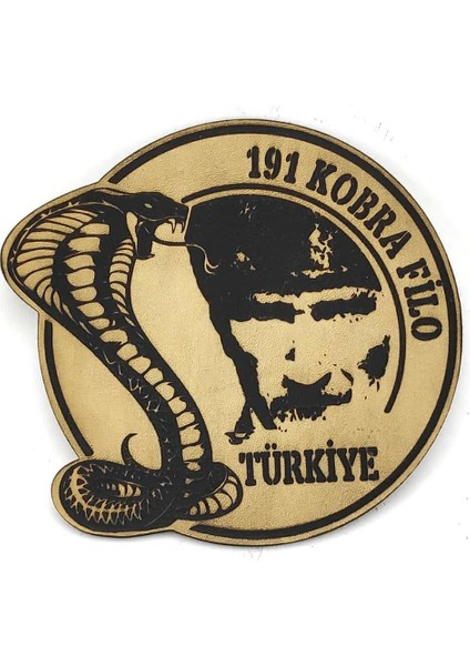 191 Filo Deri Peç - Arma - Askeri Patch