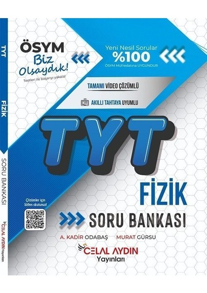 Celal Aydın YKS TYT Fizik Soru Bankası Celal Aydın Yayınları