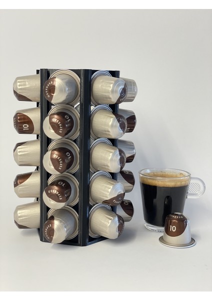 Nespresso Uyumlu Kapsül Kahve Tutucu Stand - 30 Kapsül