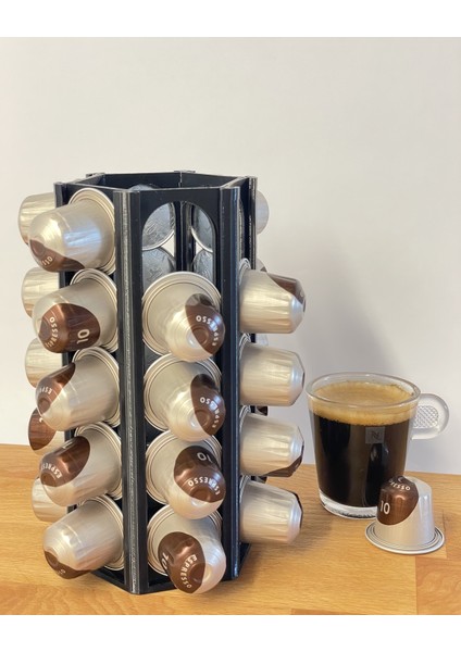 Nespresso Uyumlu Kapsül Kahve Tutucu Stand - 30 Kapsül