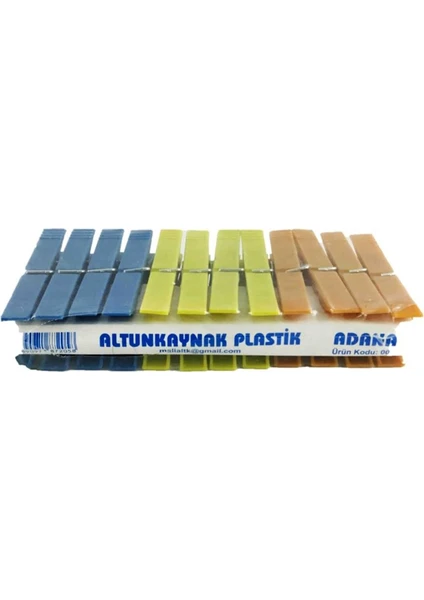 Altunkaynak Plasti̇k Çamaşir Mandali 24 Lü