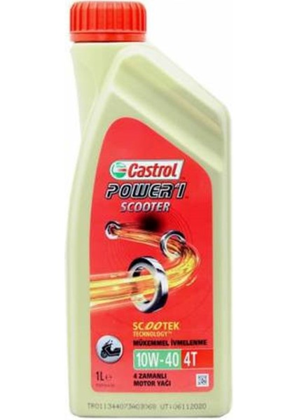 Power1 Scooter 10W-40 4t Yağı 1litre