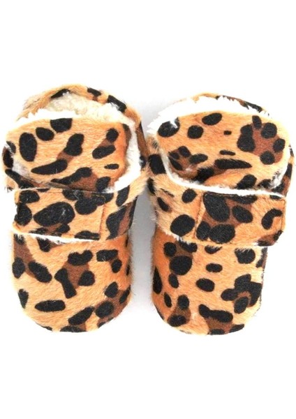 Leoparlı Bebek Ayakkabısı