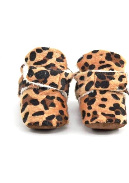 Leoparlı Bebek Ayakkabısı