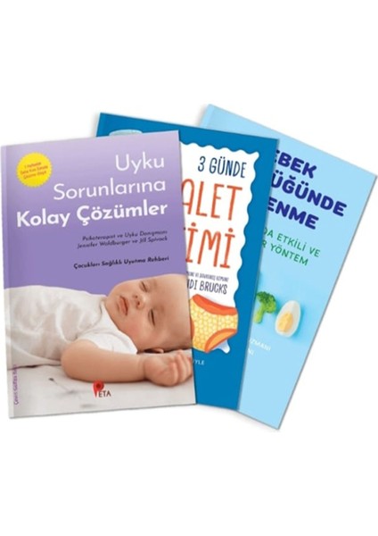 Bebek Bakımı ve Gelişimi Seti 3 Kitap modelleri