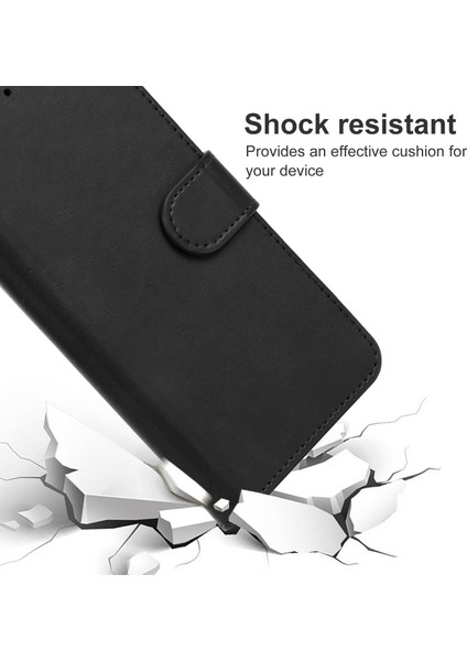 Puluz Wiko Y60 Için Deri Telefon Kılıf (Yurt Dışından) Siyah