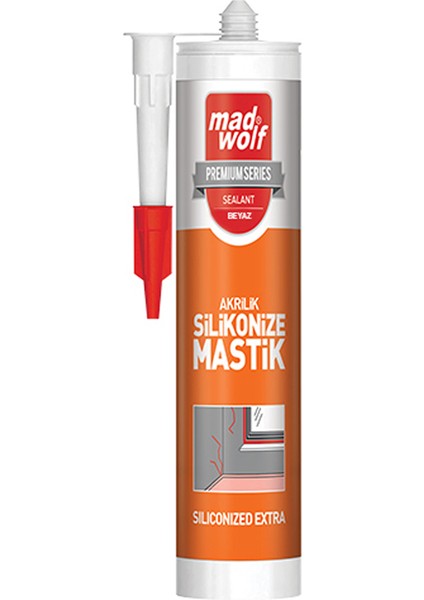 Madwolf Silikonize Mastik 310 ml Beyaz