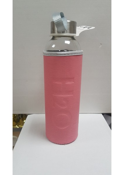 H2O Deri Kılıflı 500ML Cam Matara