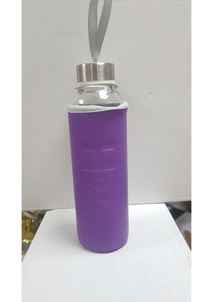 H2O Deri Kılıflı 500ML Cam Matara