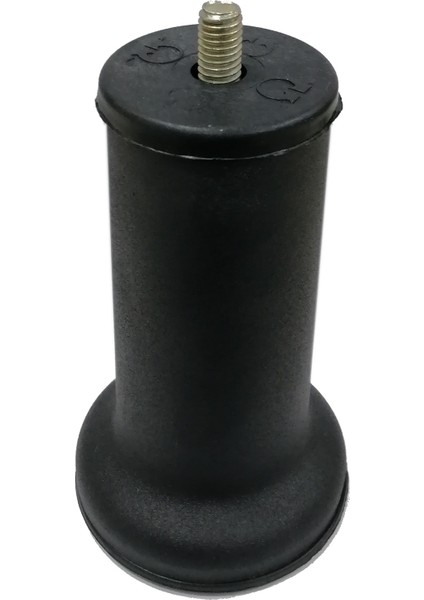 Adem Koç Mobilya Baza Ayağı 12 cm Texture Siyah