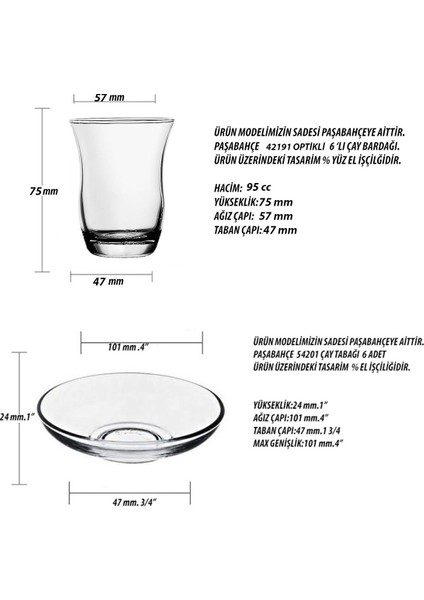 42191 Puan Dekor Çay Takımı fırsatları