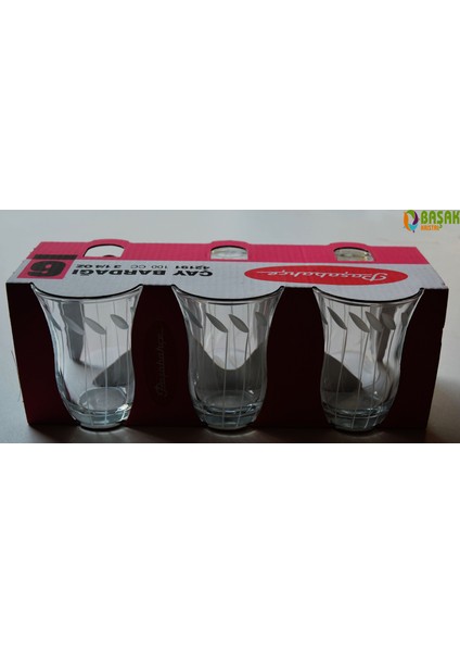 42191 Kesme Dekor Çay Bardaği 12 Ade modelleri