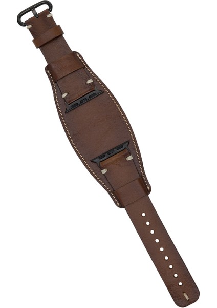 Apple Watch Uyumlu Deri Kordon 42-44-45MM Cuff Pulsar RST2EF