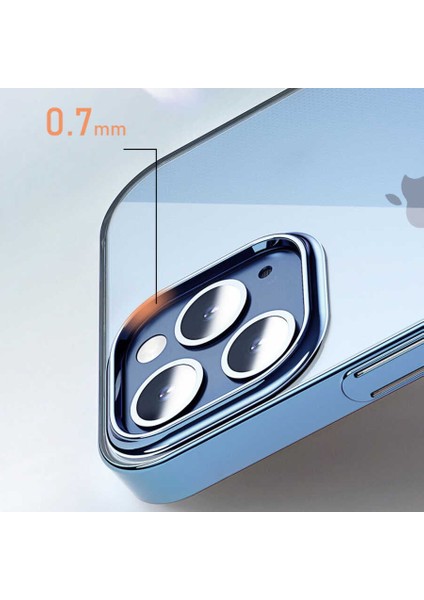 Apple iPhone 13 Pro Max Kılıf Kenarları Renkli Lüx Pixel Kapak