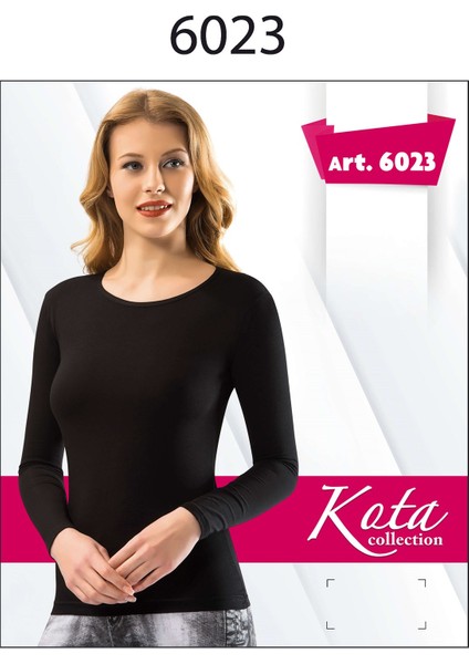Bayan Uzun Kollu Tişört Kota 6023