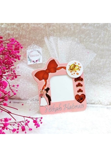 30 Adet Kırmızı Çerçeve Nikah Liği