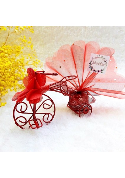 30 Adet Lazer Çiçekli Metal Bisikler Kına Liği