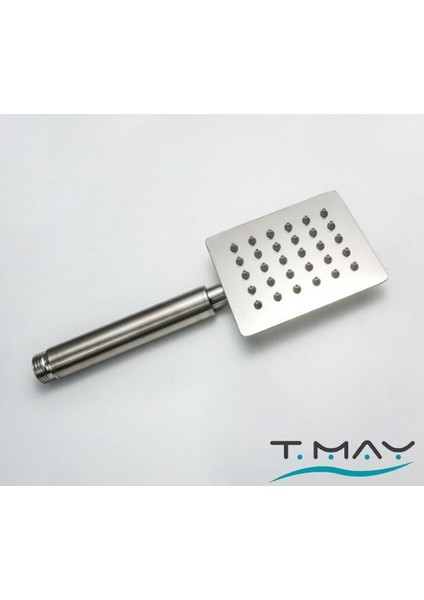 Sart Dikdörtgen El Duş Seti Başlığı Tasarruflu Paslanmaz Mat Inox