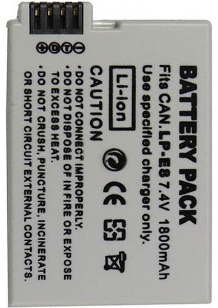 Canon Eos 550D 600D 650D 700D Için Lp-E8 Batarya Pil 1800MAH fiyatları
