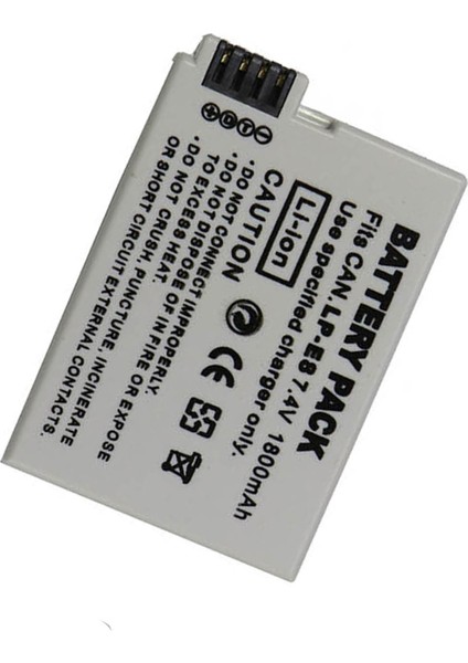 Canon Eos 550D 600D 650D 700D Için Lp-E8 Batarya Pil 1800MAH fırsatları