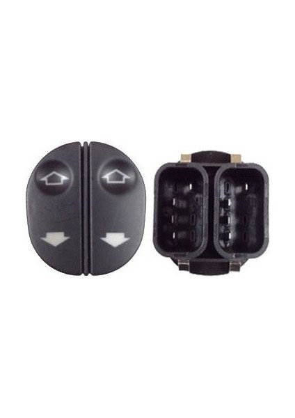 Ford Fiesta Çiftli Cam Kaldırma Düğmesi (2001-2008)