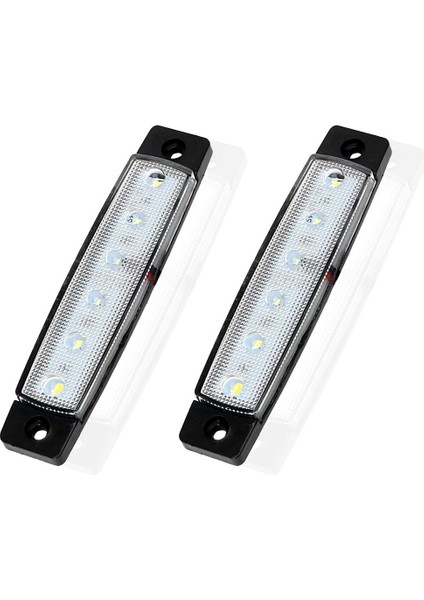 Parmak LED 12-24 Volt Çalışma Özelliği Su Geçirmez (5 Adet)Beyaz