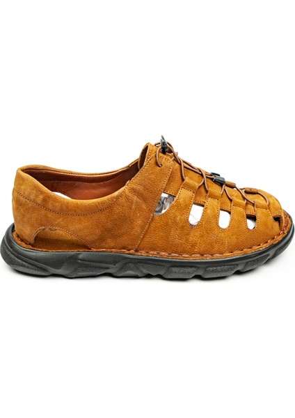 5758 Taba Nubuk Deri Erkek Günlük Ayakkabı modelleri