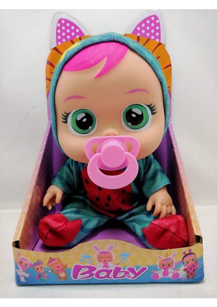Cry Babies Sesli Emzikli Ağlayan Bebek