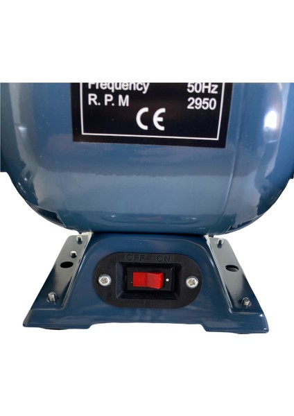 175MM 550WATT Tezgah Üstü Taşlama Makinesi Bakır Sargı Bıçak Balta Bileme Çark Taşı Taş Motoru