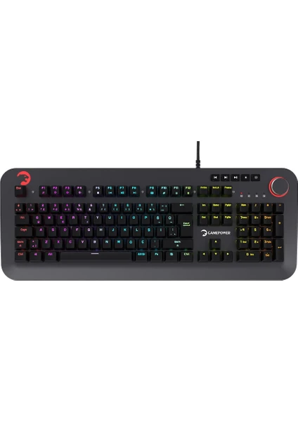 Starscream Rgb Red Switch Türkçe Q USB Mekanik Gaming Klavye