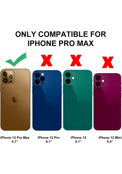 Apple iPhone 12 Pro Max ( 6.7 Inç ) 360 Kılıf Şeffaf Ön Arka Silikon