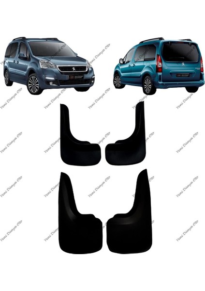 Peugeot Partner Tepee 4lü Paçalık, Çamurluk, Tozluk PEU0BX017