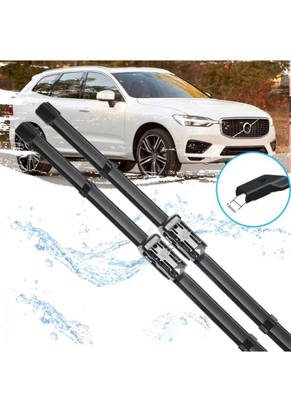 Volvo XC60 Ön Cam Muz Silecek Takımı 2018--2020